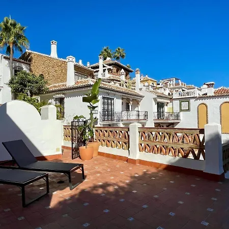 Semidetached Duplex At Puebla Aida, Mijas Golf With Pool, Golf And Sea Views Semesterbostad *
