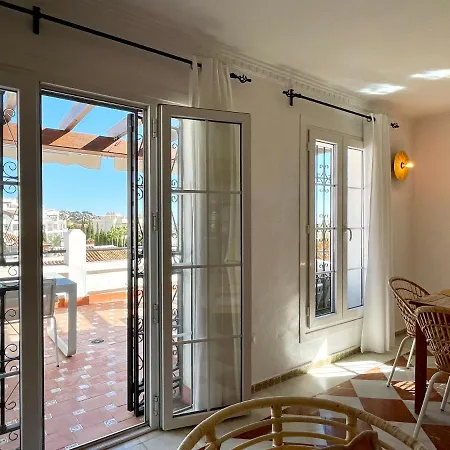 Semidetached Duplex At Puebla Aida, Mijas Golf With Pool, Golf And Sea Views بيت للعطل *